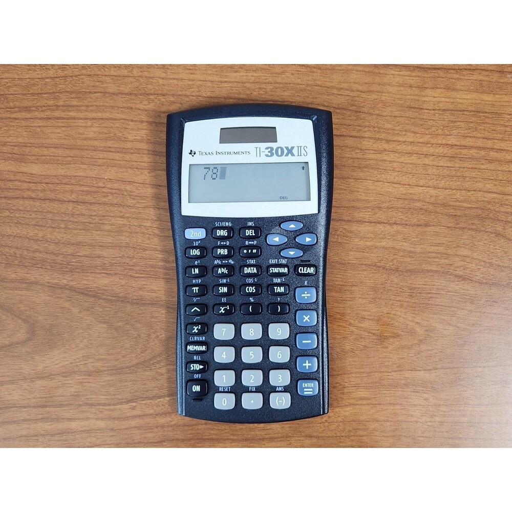 Texas Instruments TI-30XIIS Scientific Calculator 2 Line Display Tested Working